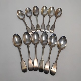 12x Vintage Silver Plated EPNS A1 FC&Co Tea Spoons Bundle Job Lot