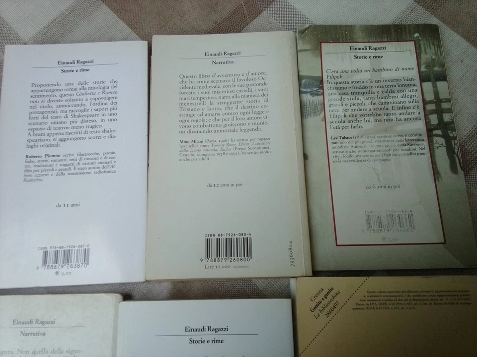 Lotto 6 Einaudi Ragazzi : Classici e non Piumini, Milani...da 9 anni - Immagine 4 di 4