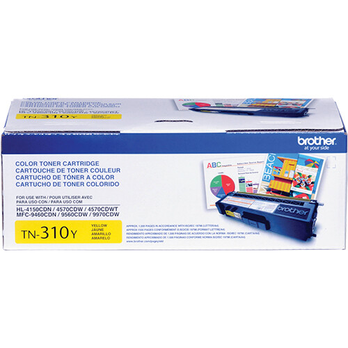 Brother HL-4570CDW (TN310Y) Tonerkassette Gelb Standardkapazität (1.500 Kapazität) - Bild 2 von 3