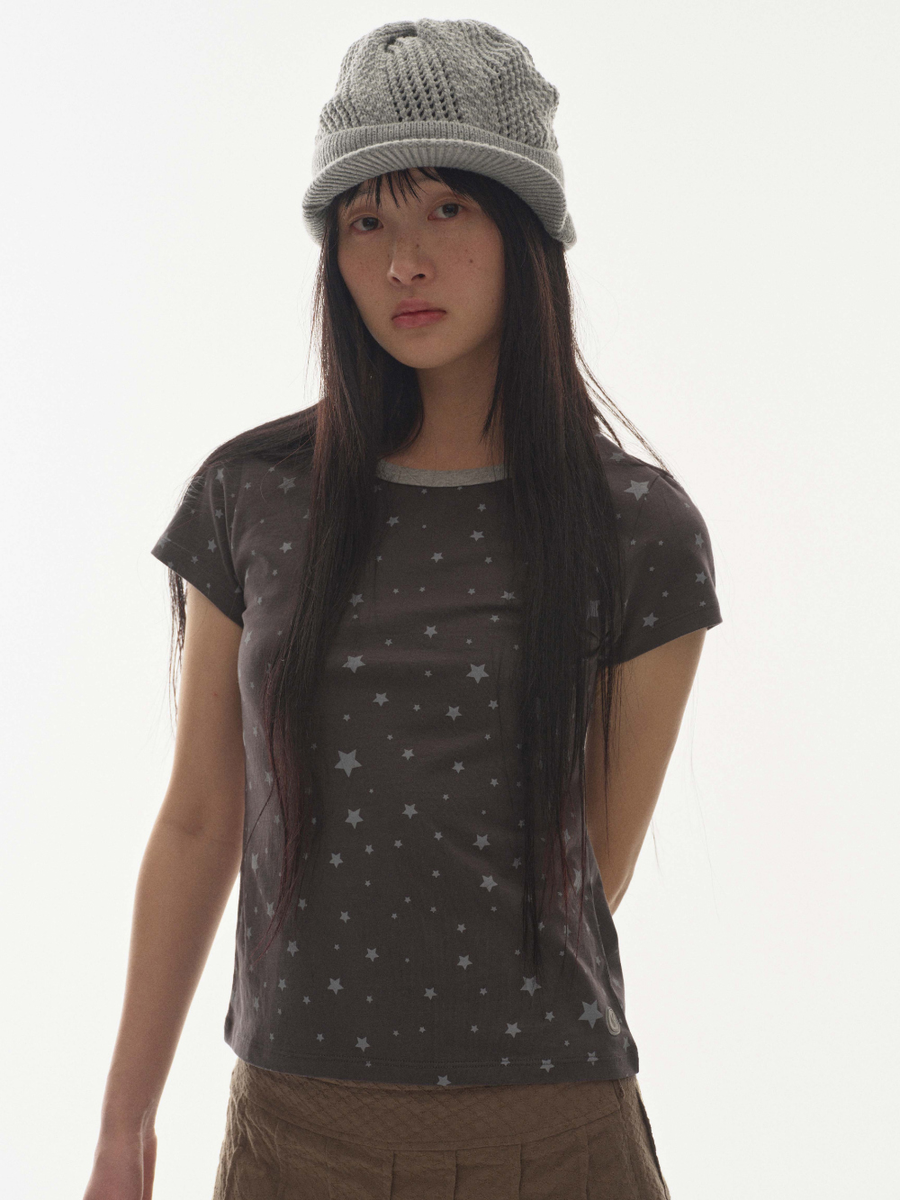 COYSEIO 【送料0/関税0】 MILKY STAR T-SHIRT 2colors COYSEIO】 MILKY STAR T-SHIRT BLUE CHARCOAL | eBay