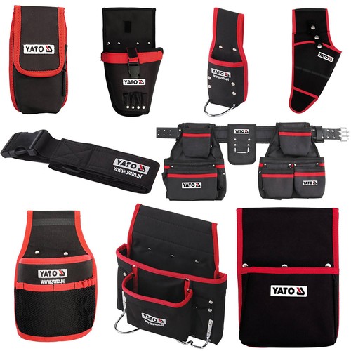 YATO Werkzeuggürtel Gürteltasche Werkzeugtasche Handwerker Hammerhalter - Bild 1 von 15