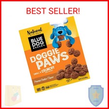 Blue Dog Bakery Natural Dog Treats, Doggie Paws, Peanut Butter Flavor, 16.2oz