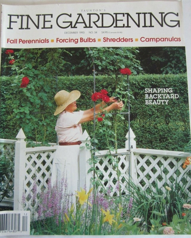 Taunton FINE GARDENING Magazine 1993 December bulbs perennials campanulas plant 