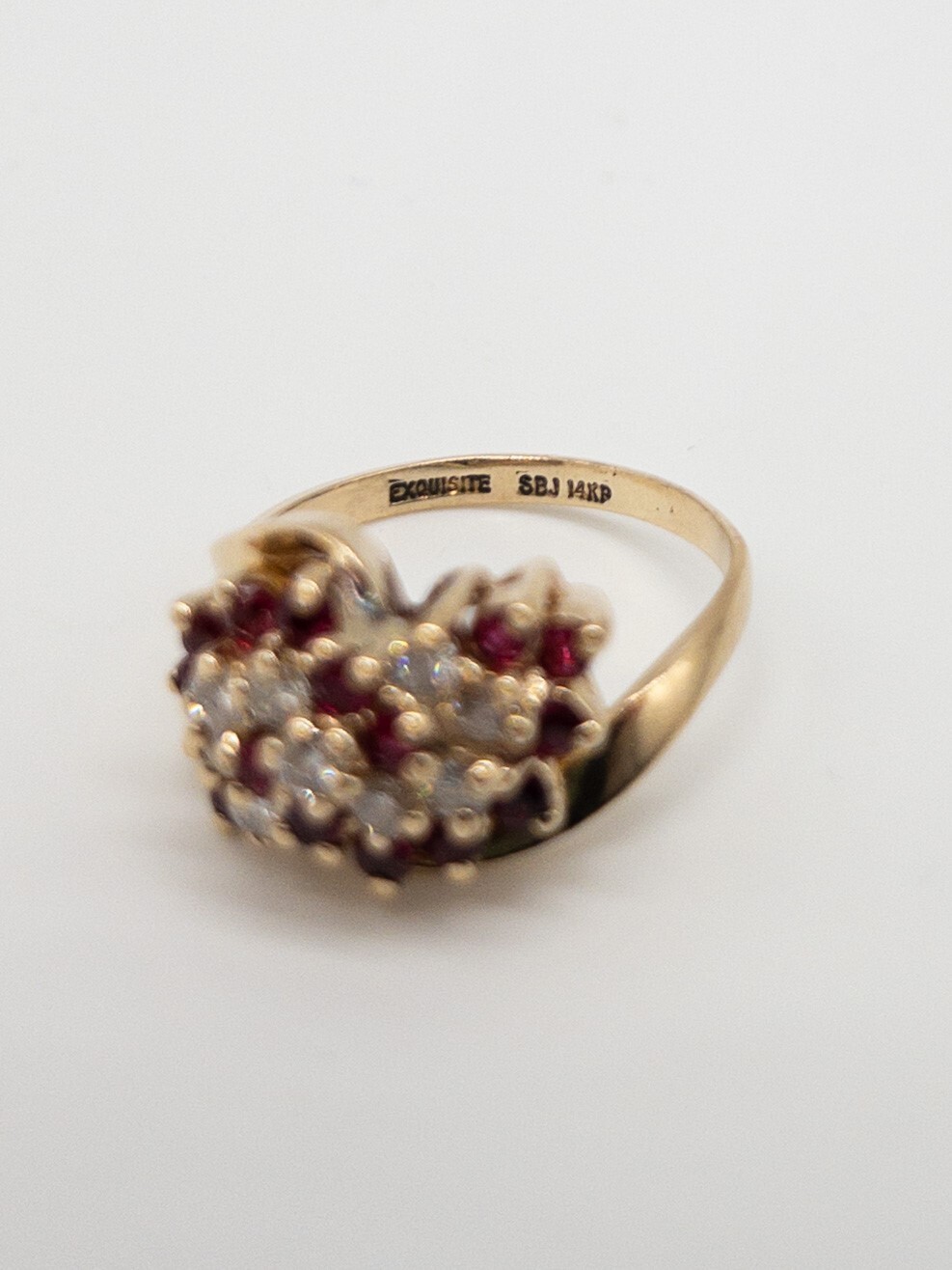 Estate $3500 2ct Burma NO HEAT RUBY VS G Diamond … - image 7