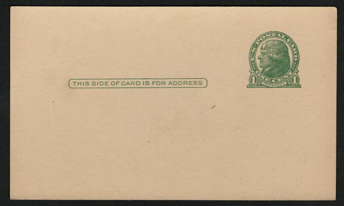 1911-1920 Year of Issue US Back of Book Postal Cards & Stationery