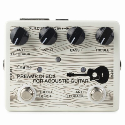 Caline CP-67 Electric Preamp DI Box Effect Pedal for Acoustic Guitar NEW!