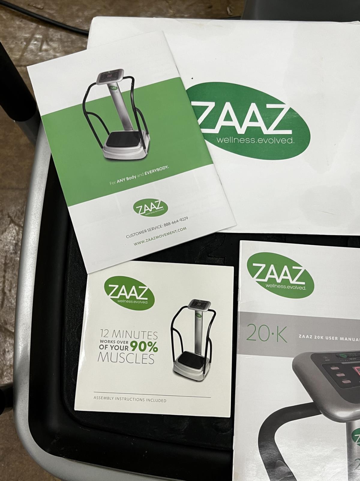 ZAAZ 20K Vibration Plate Exercise Machine Whole Body Vibration Platform