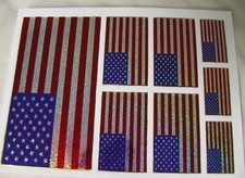 8 x naklejki STANY ZJEDNOCZONE - na folii z miki - do dekoracji - USA