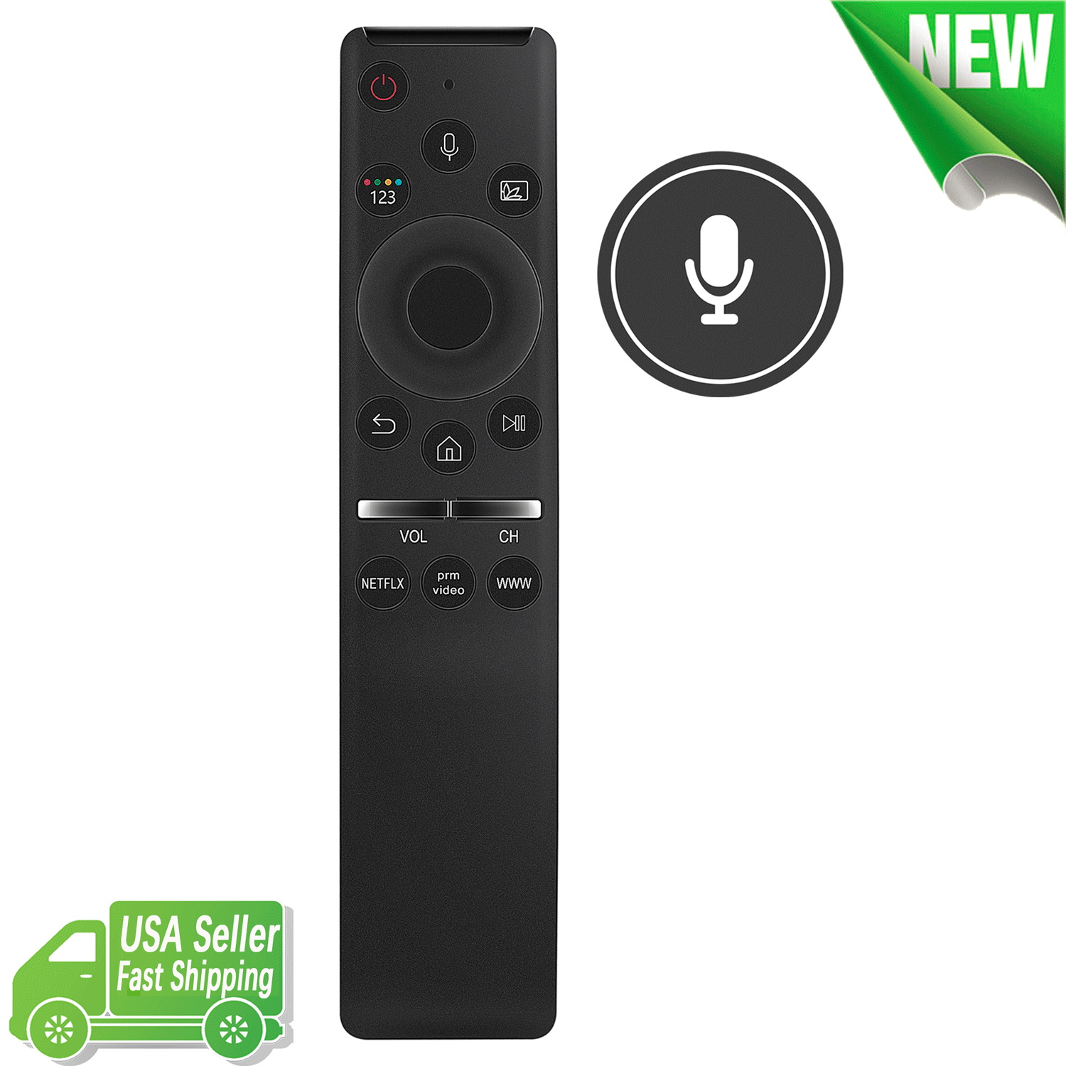 New BN59-01329C Voice Replaced Remote Control for Samsung TV QA43Q65T QA85Q70TA