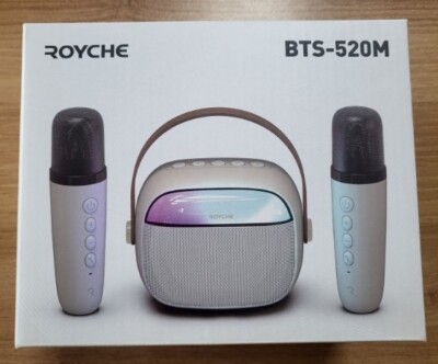 ROYCHE / Bluetooth Mikrofon Dual Wireless / Mikrofon Lautsprecher Set / BTS-520M