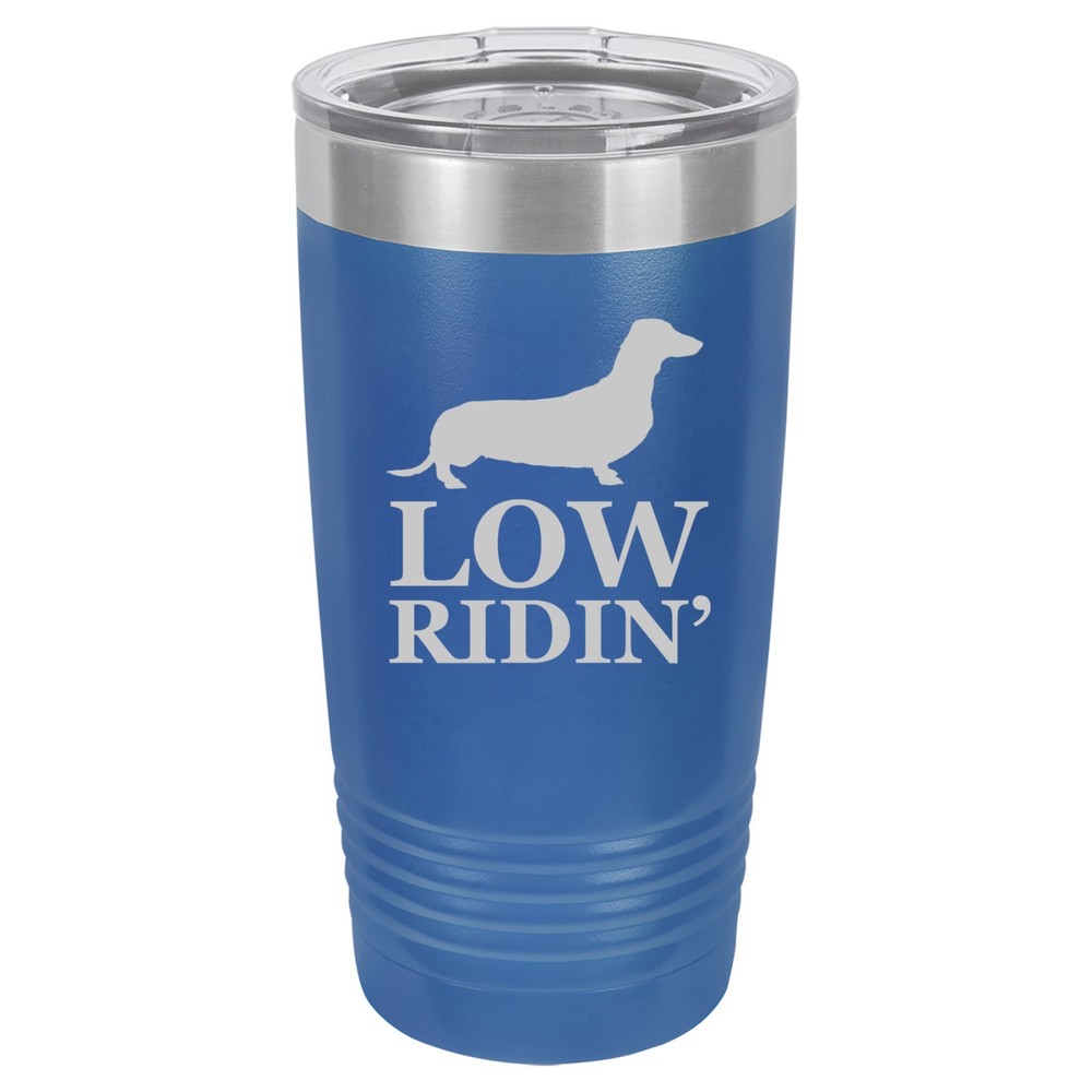 20oz & 30oz Vacuum Insulated Stainless Travel Tumbler with Low Ridin' Dachshund Design