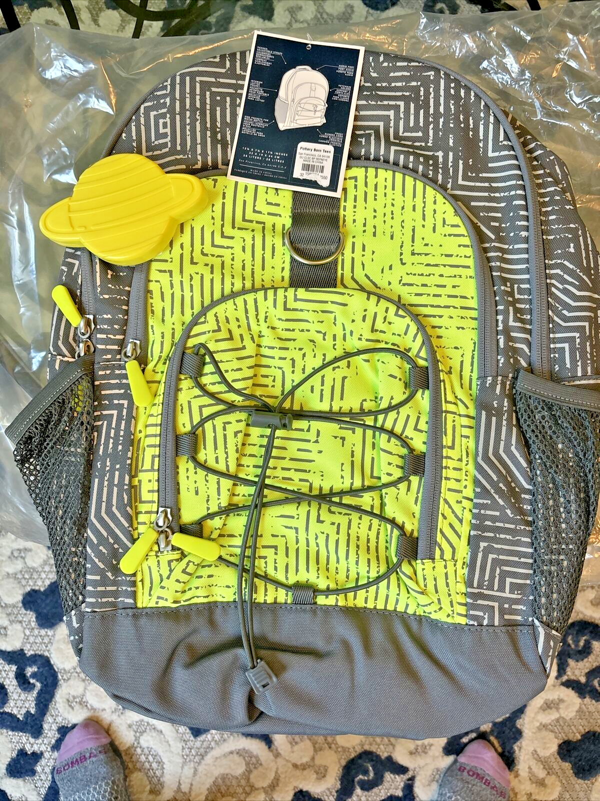 PONY Scuola Ceramica Fienile Disney Ragazzo ZAINO GRANDE +Planet Space Borsa Viaggio Sport.