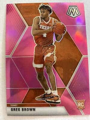 Greg Brown 2021-22 Chronicles Mosaic Pink Rookie RC Card #264