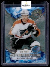 2022-23 Upper Deck Ice Premieres Green Maxwell Wilman 316/799 #173 Philadelphia