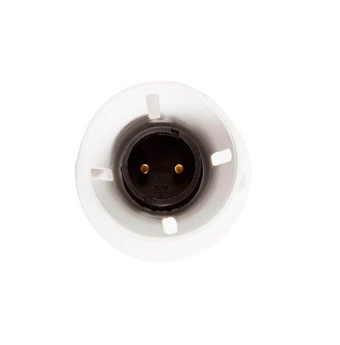 Bayonet Batten White Ceiling Lamp holder BC B22 Light Bulb Socket Lamp Fitting - Picture 2 of 5