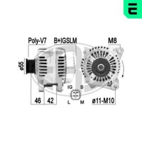 ERA Lichtmaschine Generator 100A 14V FüR Toyota RAV 4 II 2.0 4WD 2.4