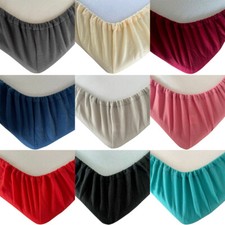 Thermo Fleece Spannbettlaken Warme Winter Spannbettuch Flauschig Bettlaken Laken