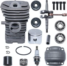 Nikasil Cylinder Piston Kit Crankshaft Fit Husqvarna 41 136 137 141 142 Chainsaw