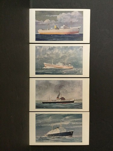 Warner's Observer's Picture Cards VIII vaisseaux complet 32 cartes vintage set 1955 en boîte - Photo 2/10