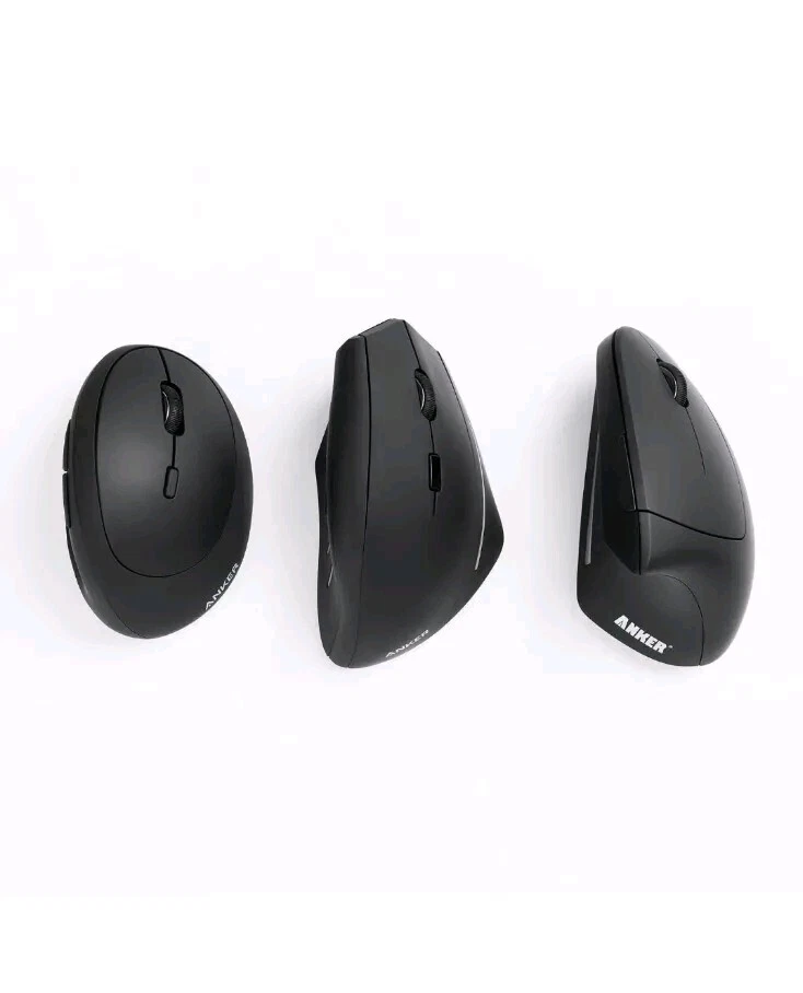 Anker Ergonomic Optical Vertical Mouse 1000/1600 DPI 5 Key Gaming Mice|USB Wired - Image 4 of 4