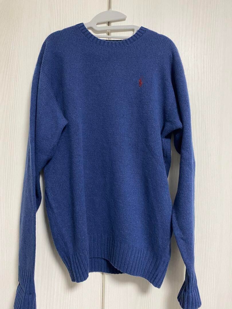 ニット・セーター RALPH LAUREN Men Sweater 790936976001 BLUE Ralph Lauren C-TK-6427 KNIT Sweater men Size L navy blue
