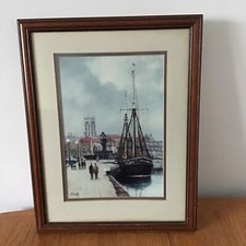 Stampa d'epoca con cornice di J Rigg Jack Rigg - artista marino