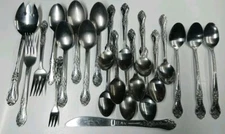 Rogers Stanley Roberts Love Joy Flatware Lot 23 pc