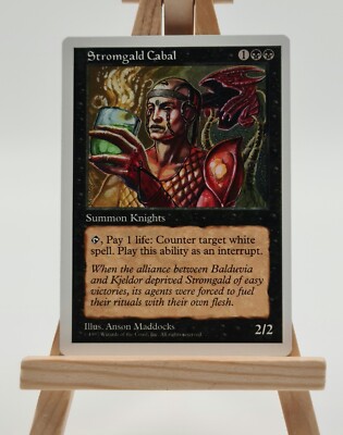 Stromgald Cabal Fifth Edition (5ED) Magic Karte EN (Verschwörer aus Stromgald)