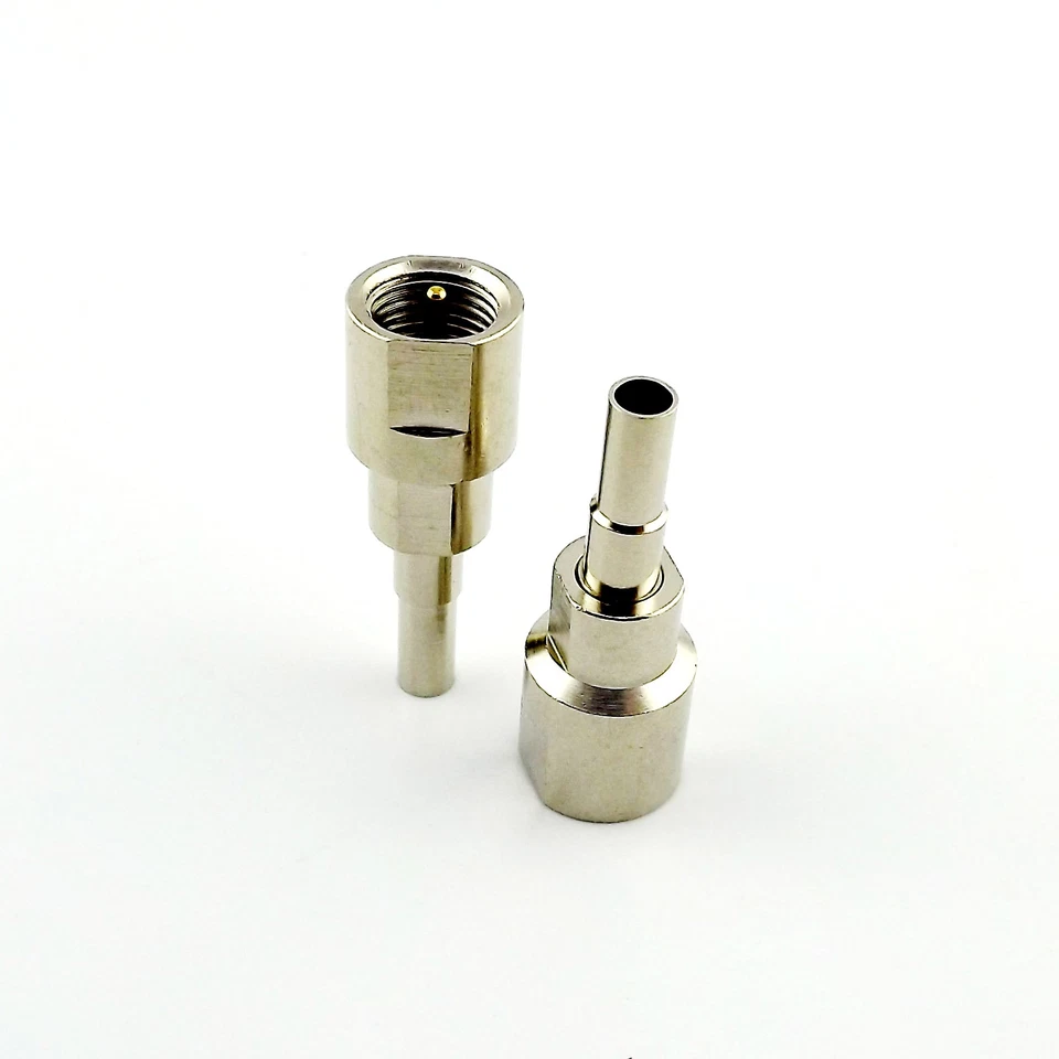 10x FME Male Plug Straight Crimp for RG174 LMR100 RG316 Cable RF Coax Connector - Image 2 of 4