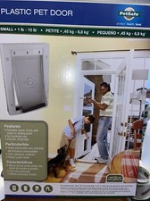 PetSafe Plastic Pet Door White Small 1-15 lb HPA11-10966 - New Open Box