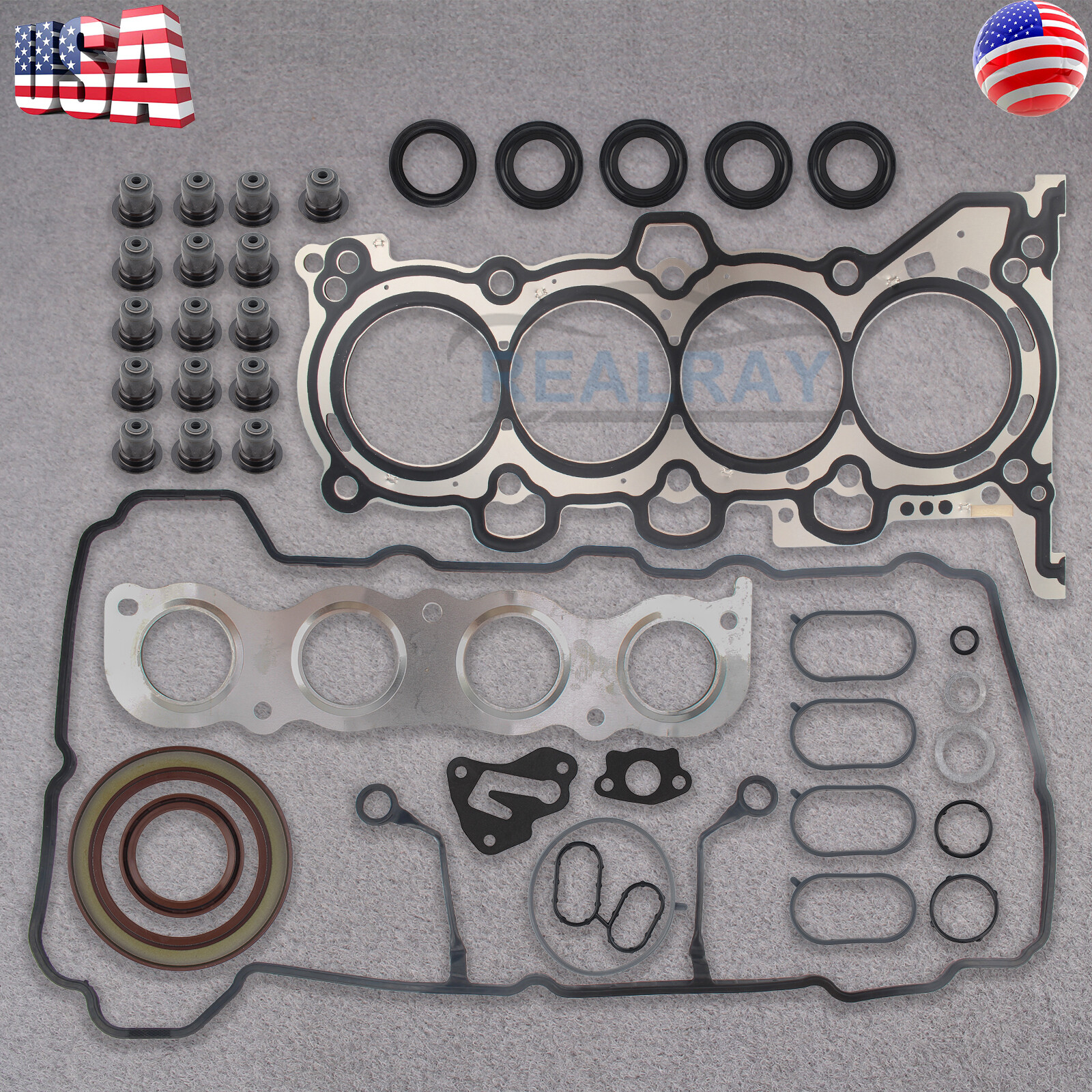 Head Gasket Bolts Set Fit 20112015 Hyundai Elantra 1.8L 1213 Kia Soul