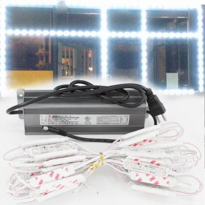LEDupdates Premium Storefront LED Light + Heavy Duty UL Listed Power supply 25ft