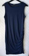 BTFBM Navy Ruched Sleeveless Dress Size Medium
