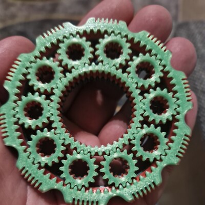 Fidget Spinner - 3D-gedrucktes umweltfreundliches mehrfarbiges Planetengetriebe