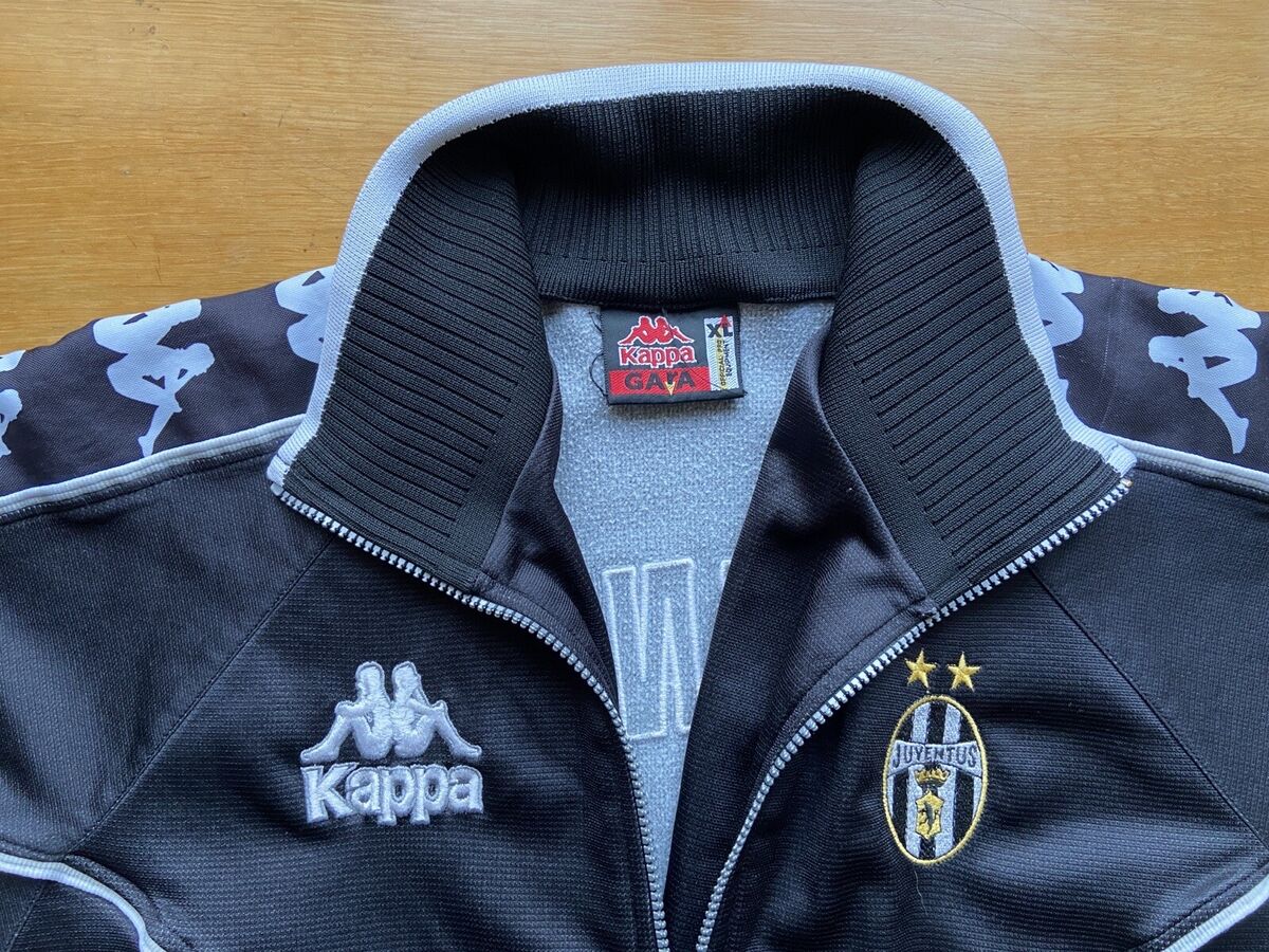 JUVENTUS 1998 1999 FOOTBALL SOCCER TRACK JACKET KAPPA sz XL JUVENTUS 1998 1999 FOOTBALL SOCCER TRACK JACKET KAPPA sz XL