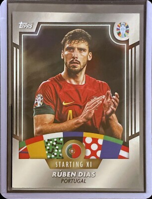 Ruben Dias - 2024 Topps EURO x Jose Mourinho - Starting XI