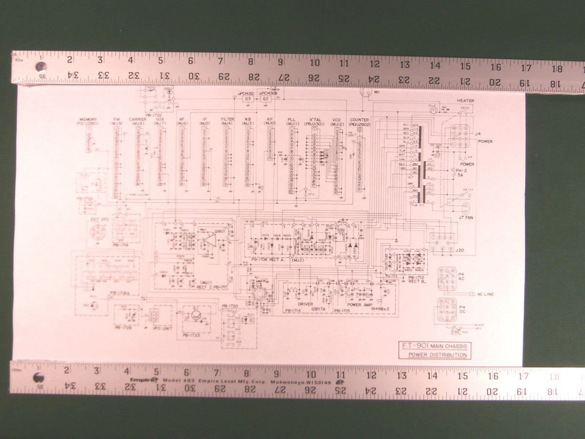 Yaesu FT-901DM/FT-902DM Manuale Di Servizio: Diagrammi Di Cablaggio 11