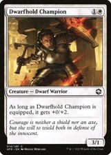 DWARFHOLD CHAMPION X 4 N/M ADVENTURES IN THE FORGOTTEN REALMS MTG
