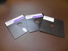 Trident VGA Video Software on Three 5 1/4" Floppy Disks For a Trident Video Card