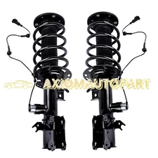 2X For Lincoln MKX 2016-2018 Front Shock Absorbers Struts Spring Assys Electric