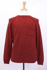NWT 1625 Brunello Cucinelli Men's Cashmere-VWool Speckled Crewneck 50/40US A181