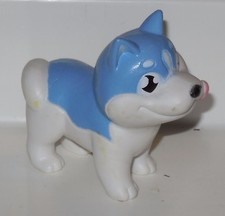 Husky dog PVC Figure Hard Plastic Toy Cake Topper