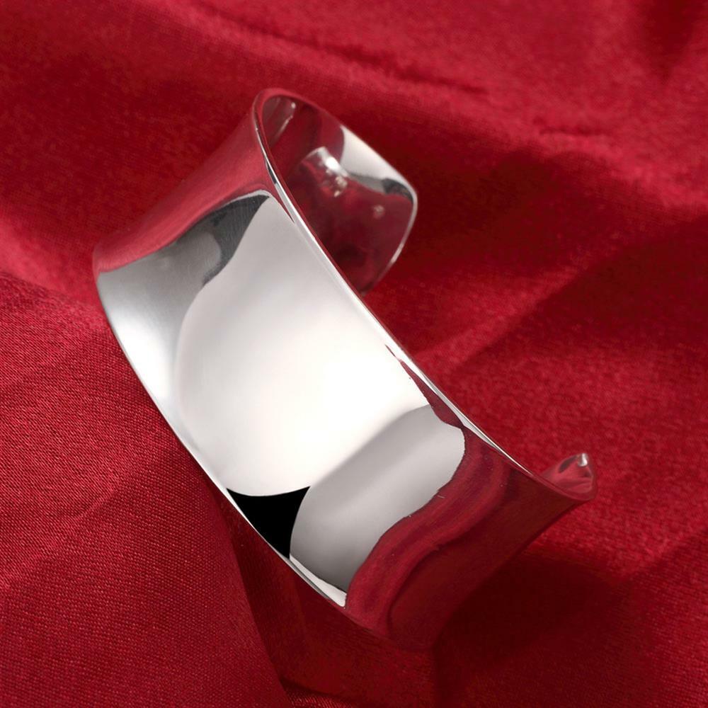 シルバーまとめ売り Generous 925Sterling Silver Wide 1837 Women's Men's Bangle