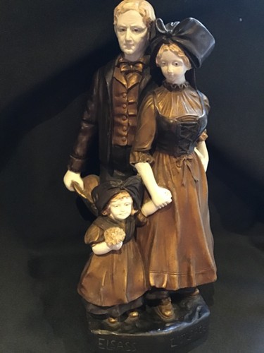Large Antique French Chalkware Family Figural Group. - 第 24/24 張圖片