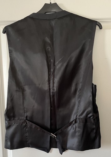 Lambretta Black Pinstriped Jacket and Waistcoat 38”. (35) - Picture 8 of 9