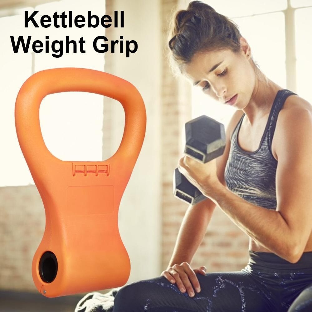 Adattatore leve portatili KETTLEBELL sollevamento pesi Palla Grip manubri corti