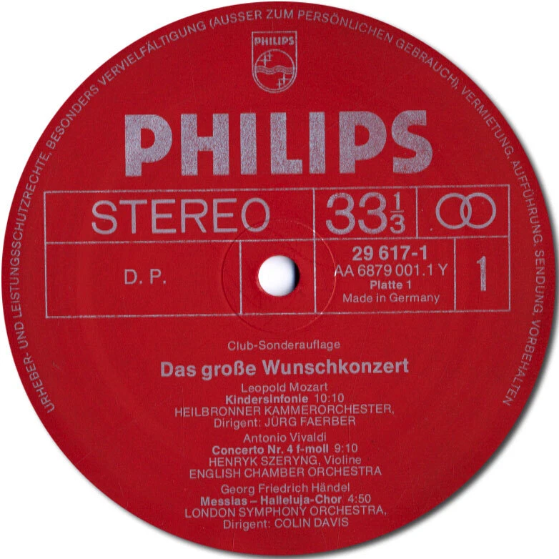 3LP Box Red/Silver VIVALDI Winter 4 Seasons BEETHOVEN Romances SZERYNG Violin - Image 3 of 3