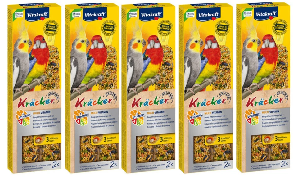 5x 180g Vitakraft Kräcker® Multi-Vitamin mit ACE-Vitaminen