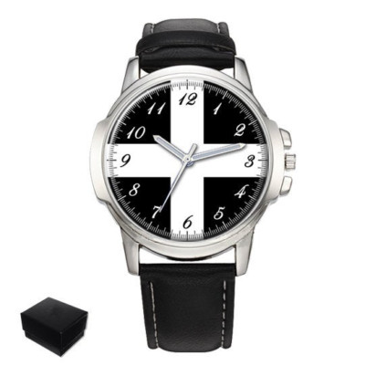 CORNWALL COUNTY FLAG GENTS MENS WRIST WATCH BIRTHDAY GIFT ENGRAVED