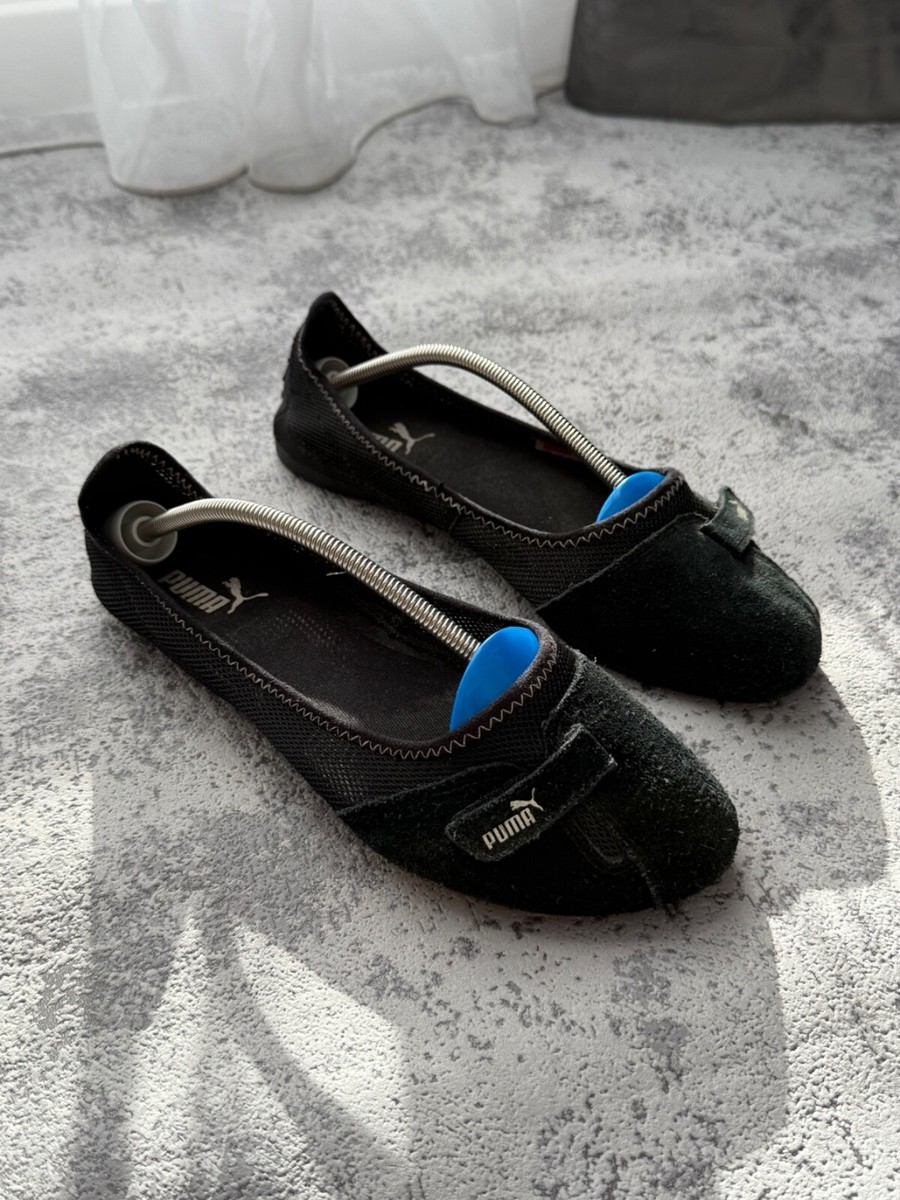 Archive PUMA flat shoes black バレエ y2k 黒 s-l1200.jpg